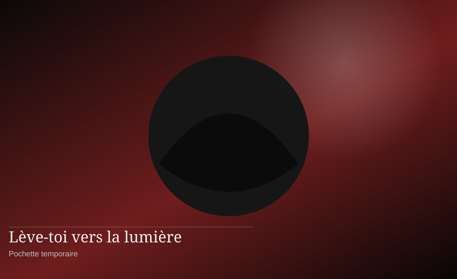 Illustration temporaire de l'album